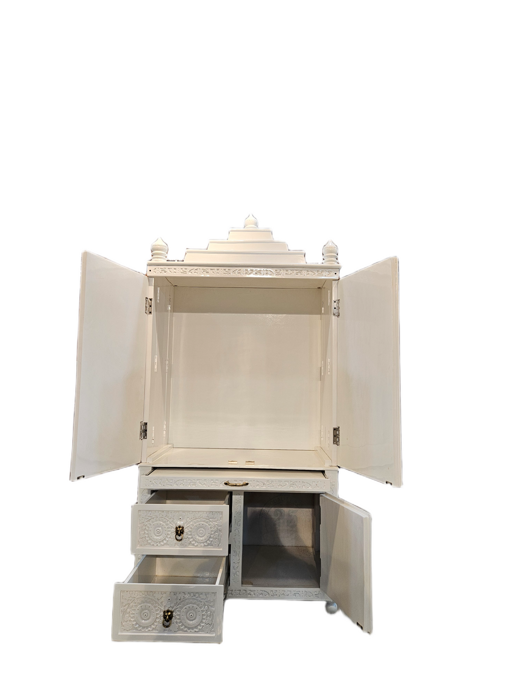 Luxury Wooden Pooja Temple for Home Décor