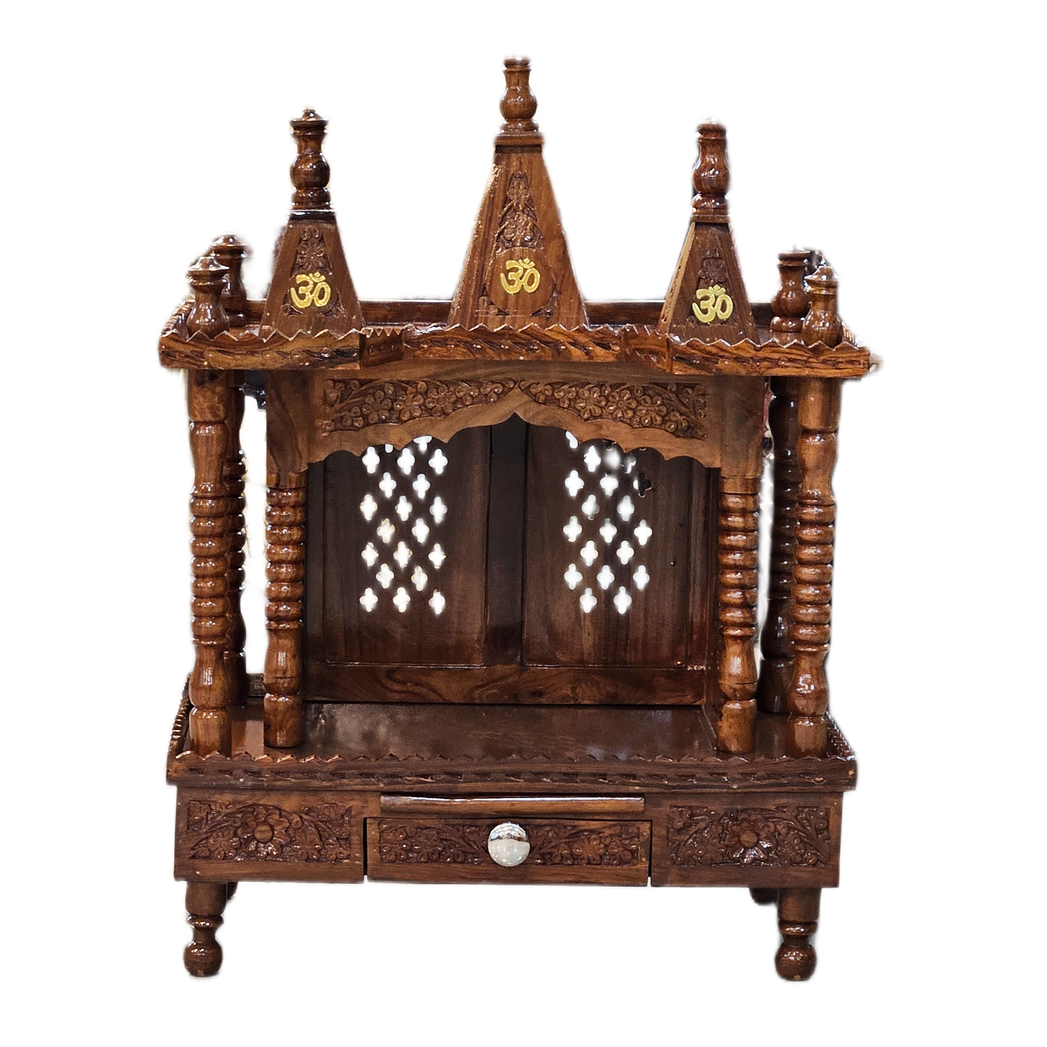 Elegant Wooden Temple for Spiritual Corners