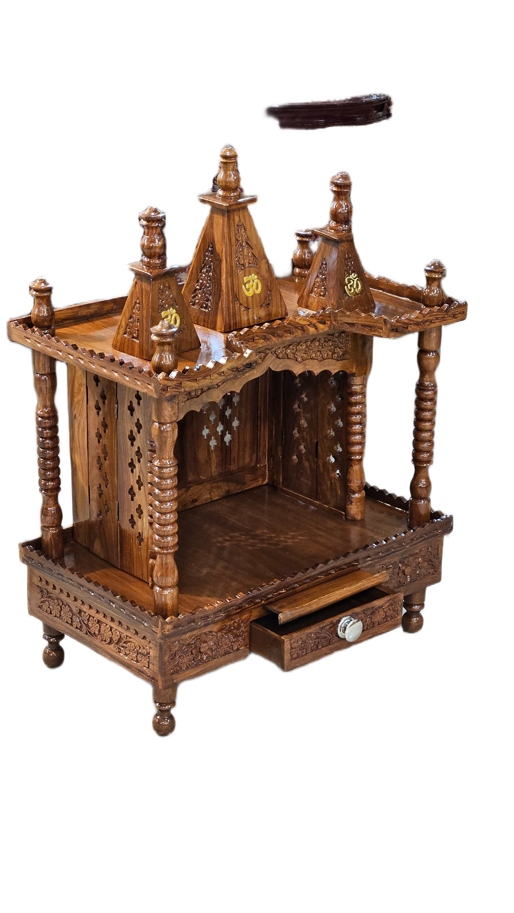 Elegant Wooden Temple for Spiritual Corners