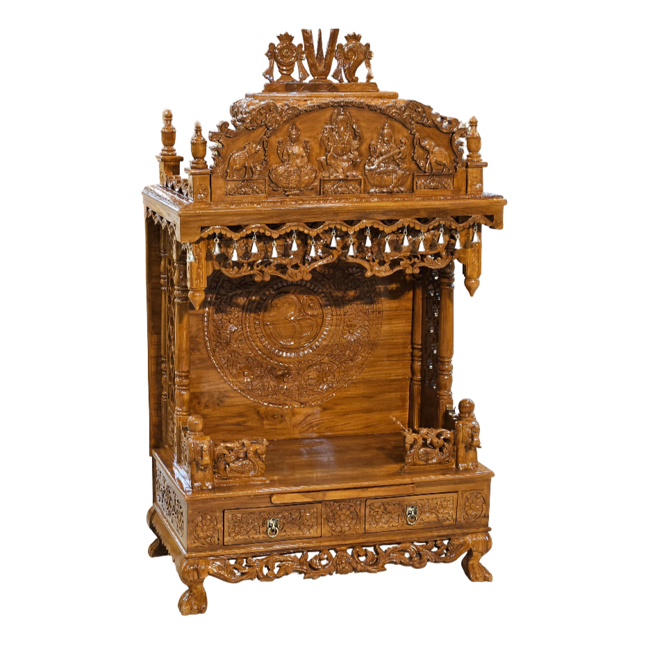 Premium Solid Wood Temple for Meditation & Prayer