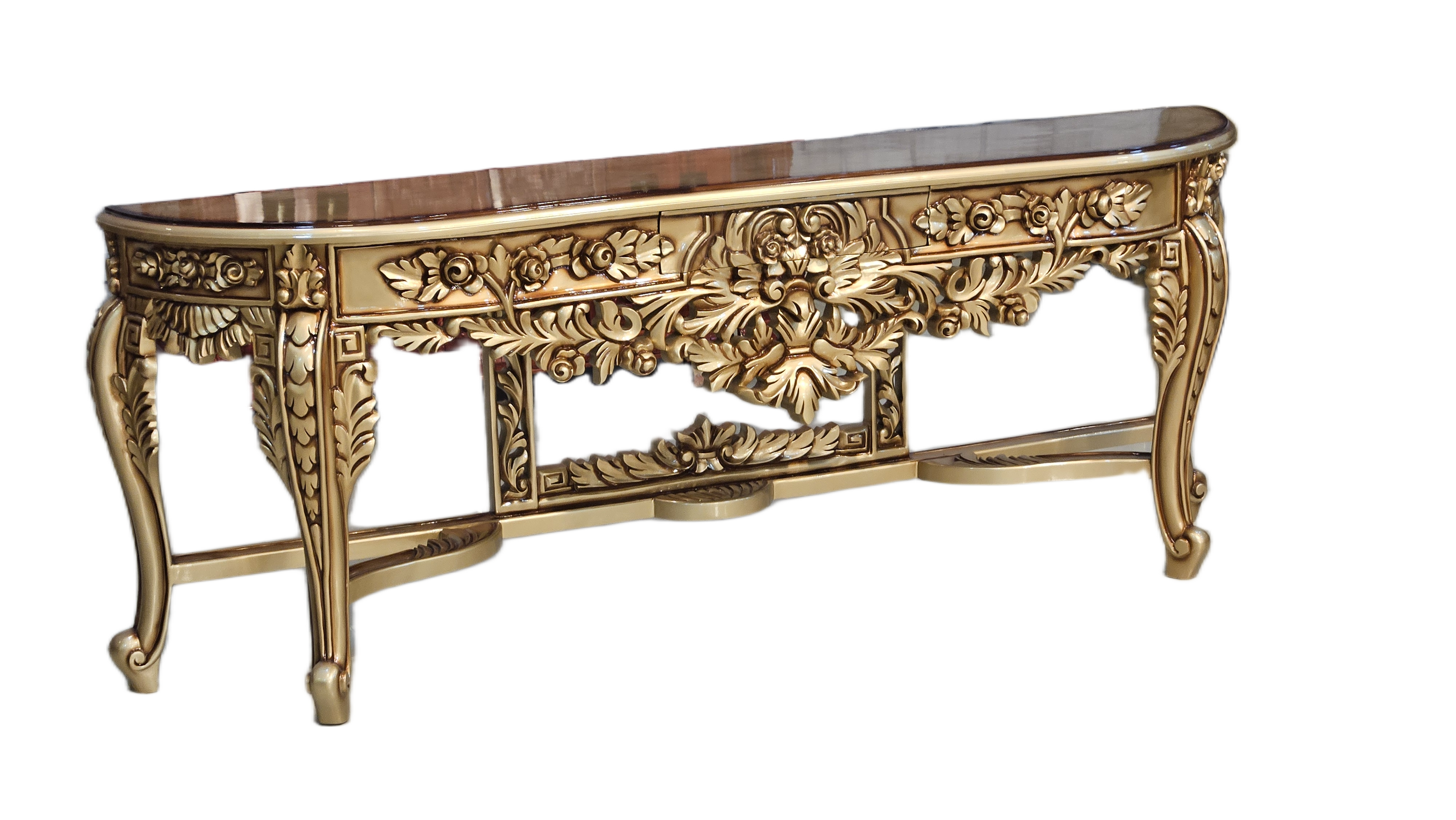 Classic Handmade Wooden Console Table for Home Décor