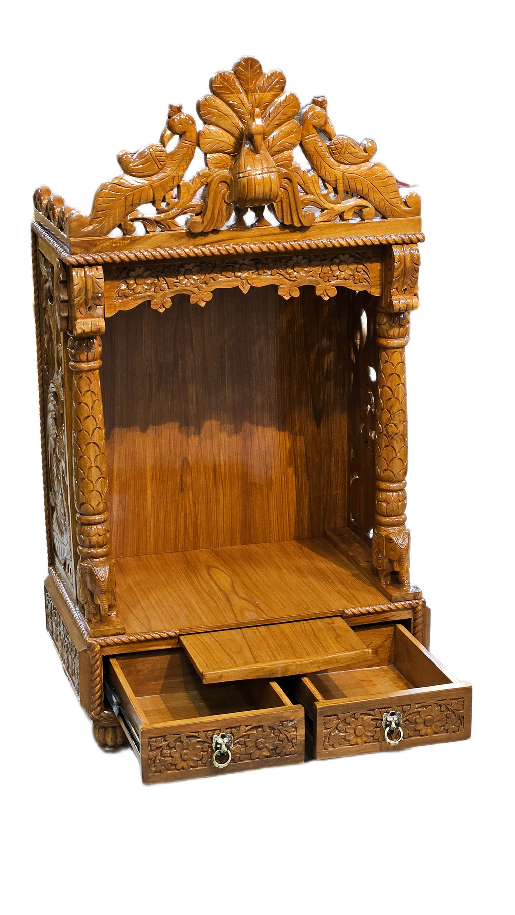 Premium Solid Wood Temple for Meditation & Prayer