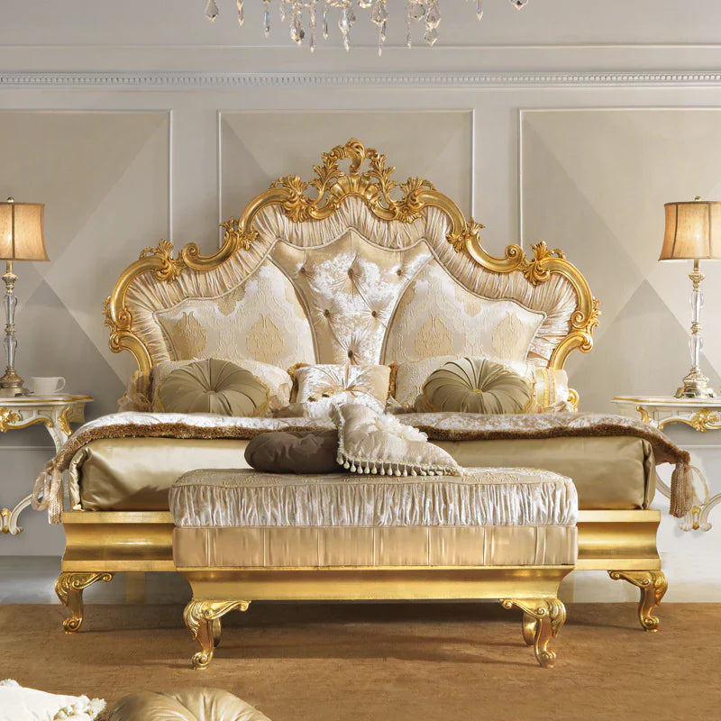 Premium Wooden Carved Bed for Luxurious Homes
