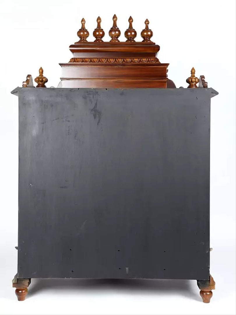 Premium Solid Wood Temple for Home | Carved Pooja Mandir with Storage