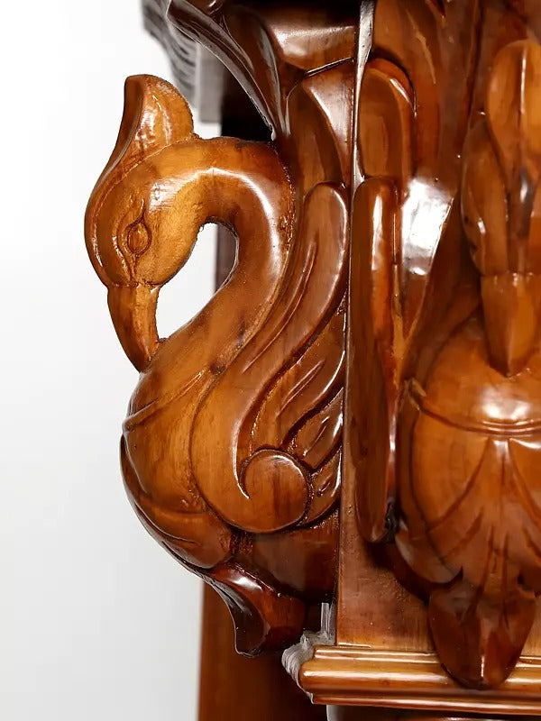 Solid teak Wood Mandir | Handmade Temple for Home & Office