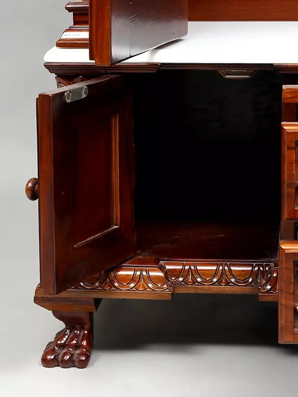 Indian Hand-Carved Wooden Temple | Home Pooja Mandir