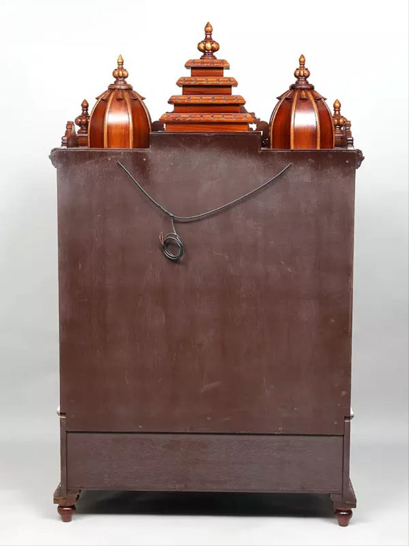 Indian Hand-Carved Wooden Temple | Home Pooja Mandir