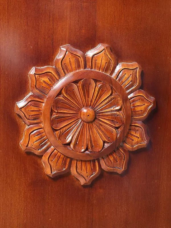 Decorative Wooden Pooja Temple | Luxury Carved Mandir