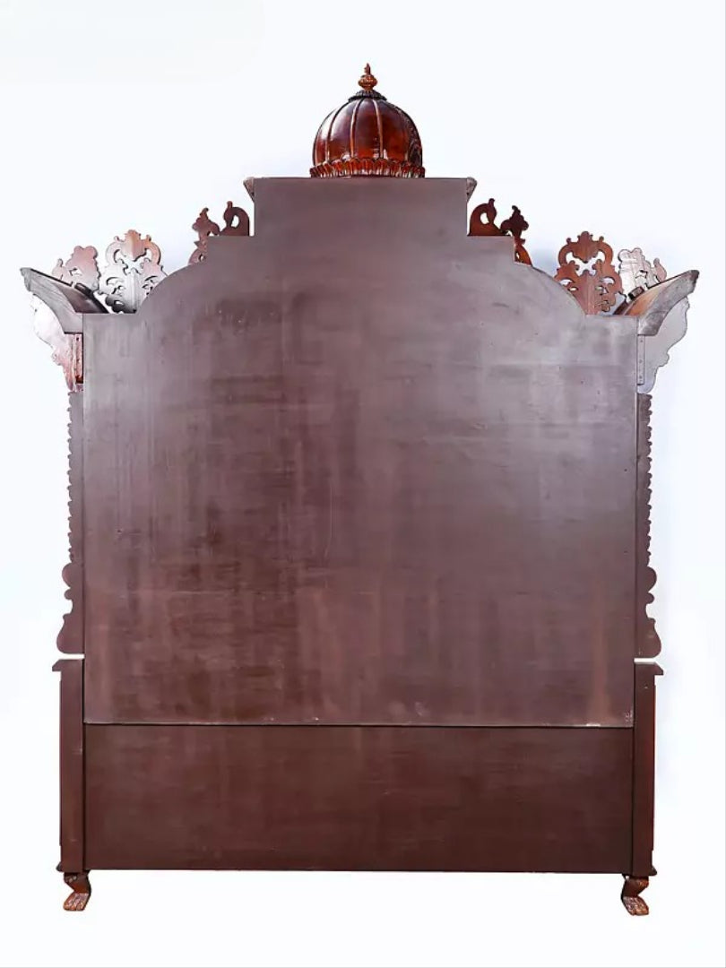 Decorative Wooden Pooja Temple | Luxury Carved Mandir