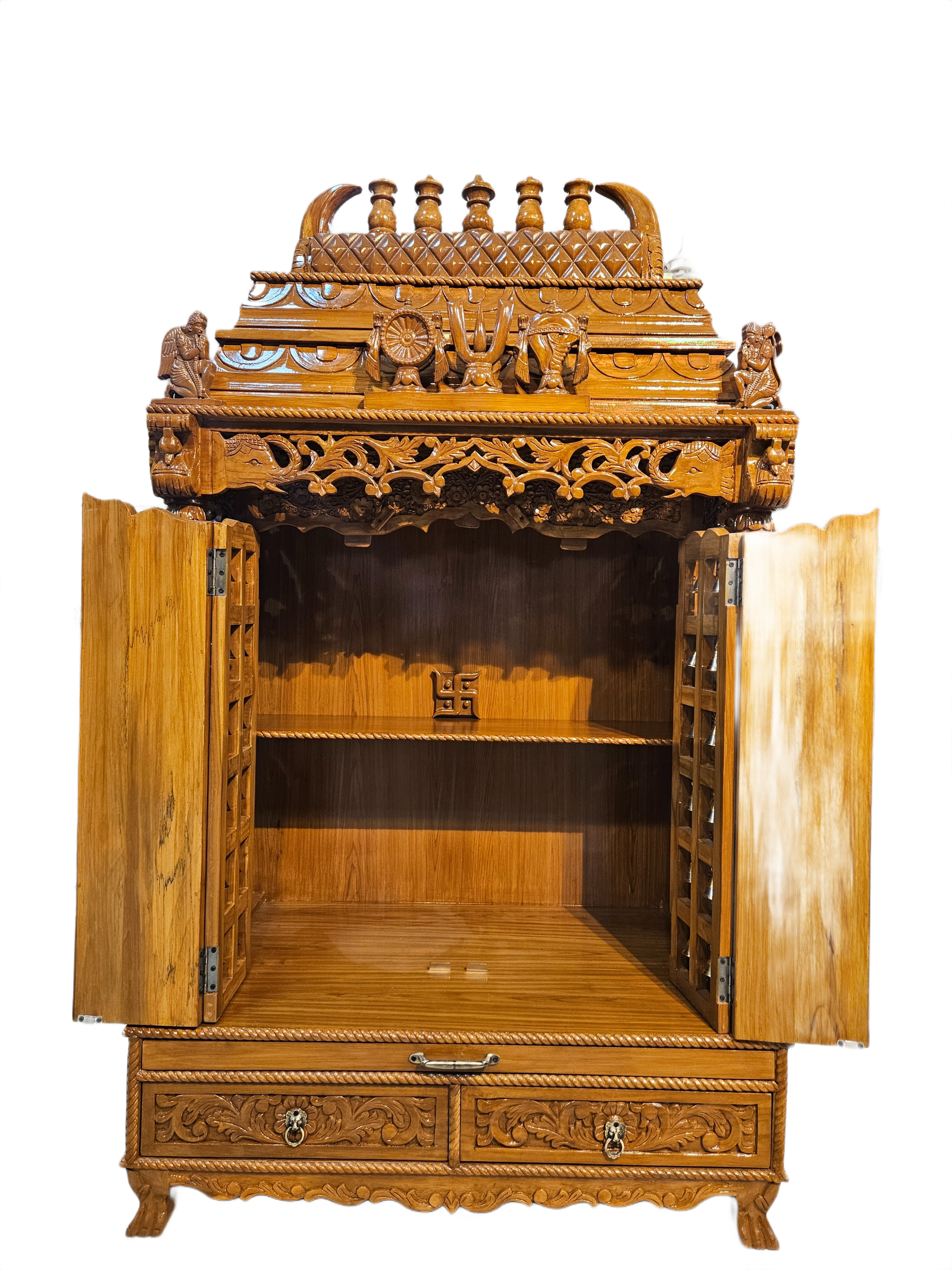 Premium Solid Wood Temple for Meditation & Prayer - Image 3