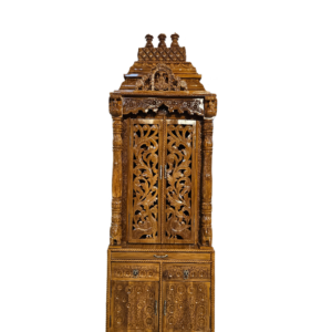 Premium Handmade Wooden Temple with Storage