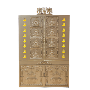 Traditional Wooden Temple for Home Pooja Room