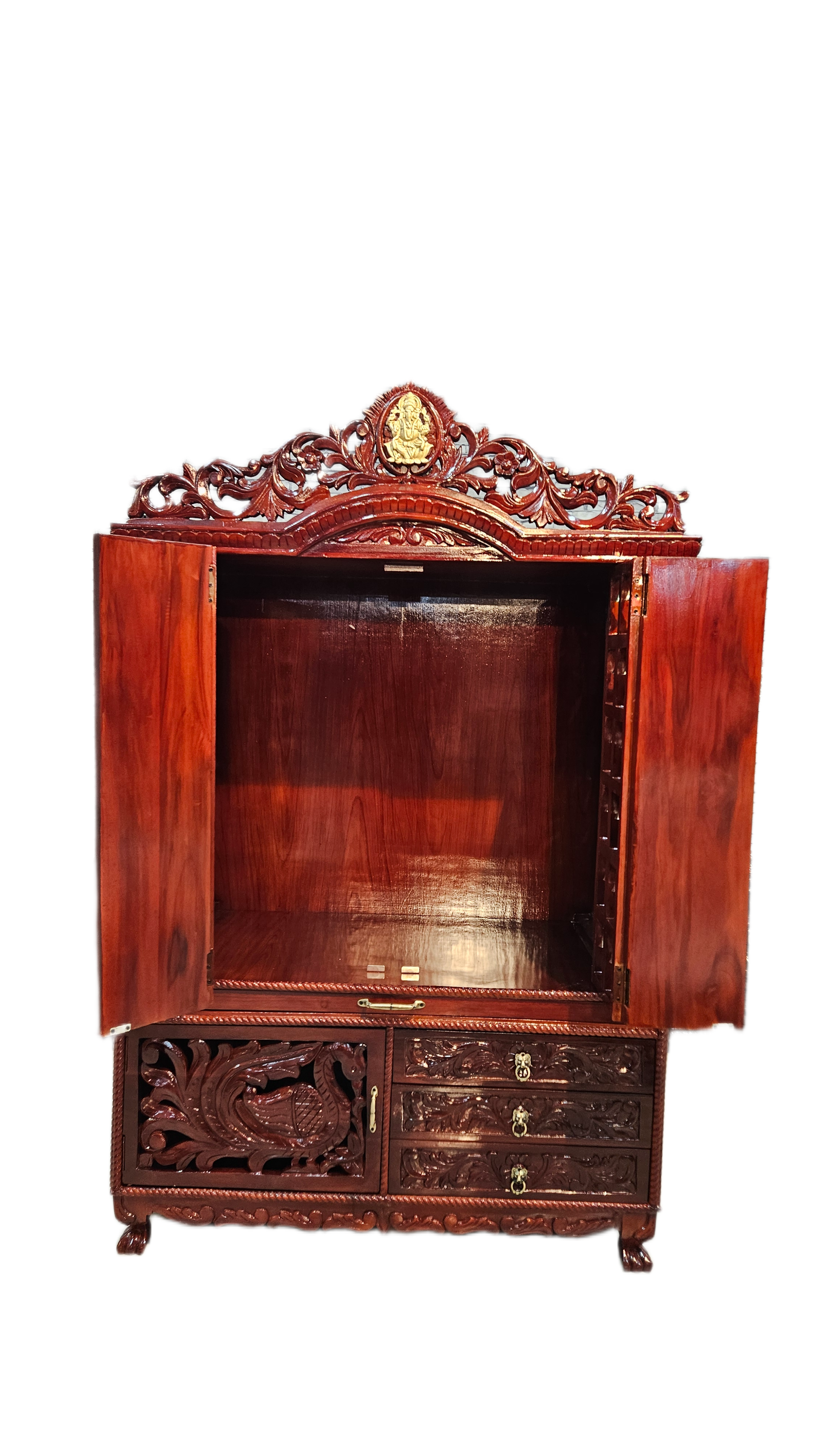 Premium Solid Wood Temple for Meditation & Prayer - Image 3