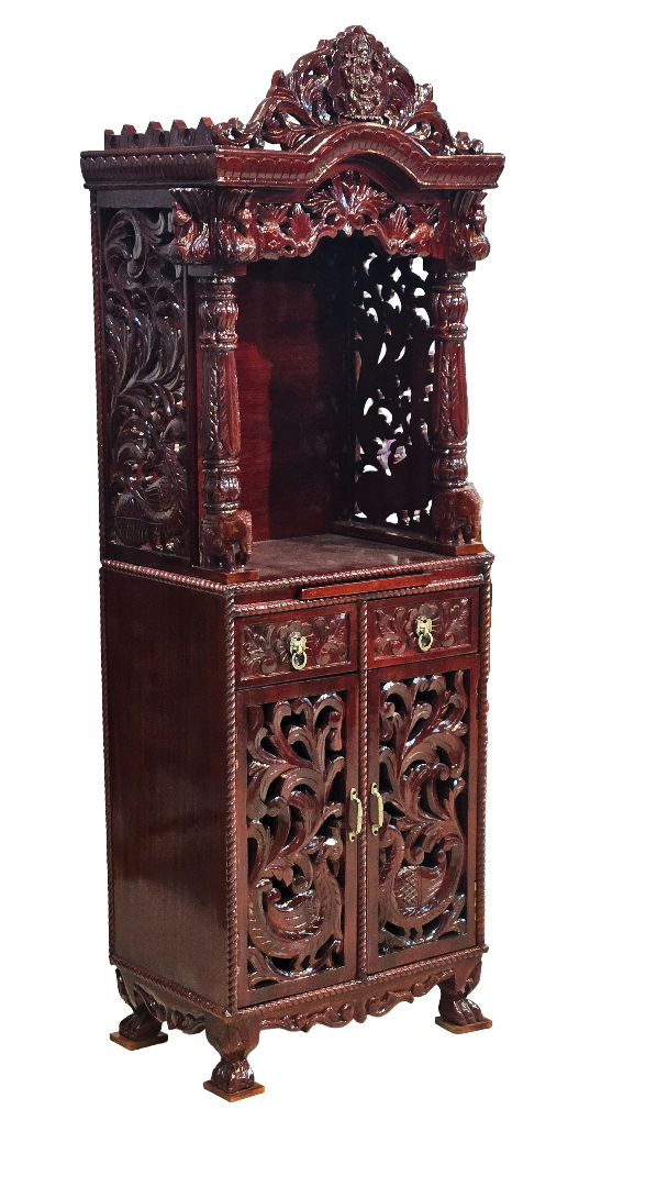 Premium Handcrafted Mandir with Intricate Carvings - Image 2