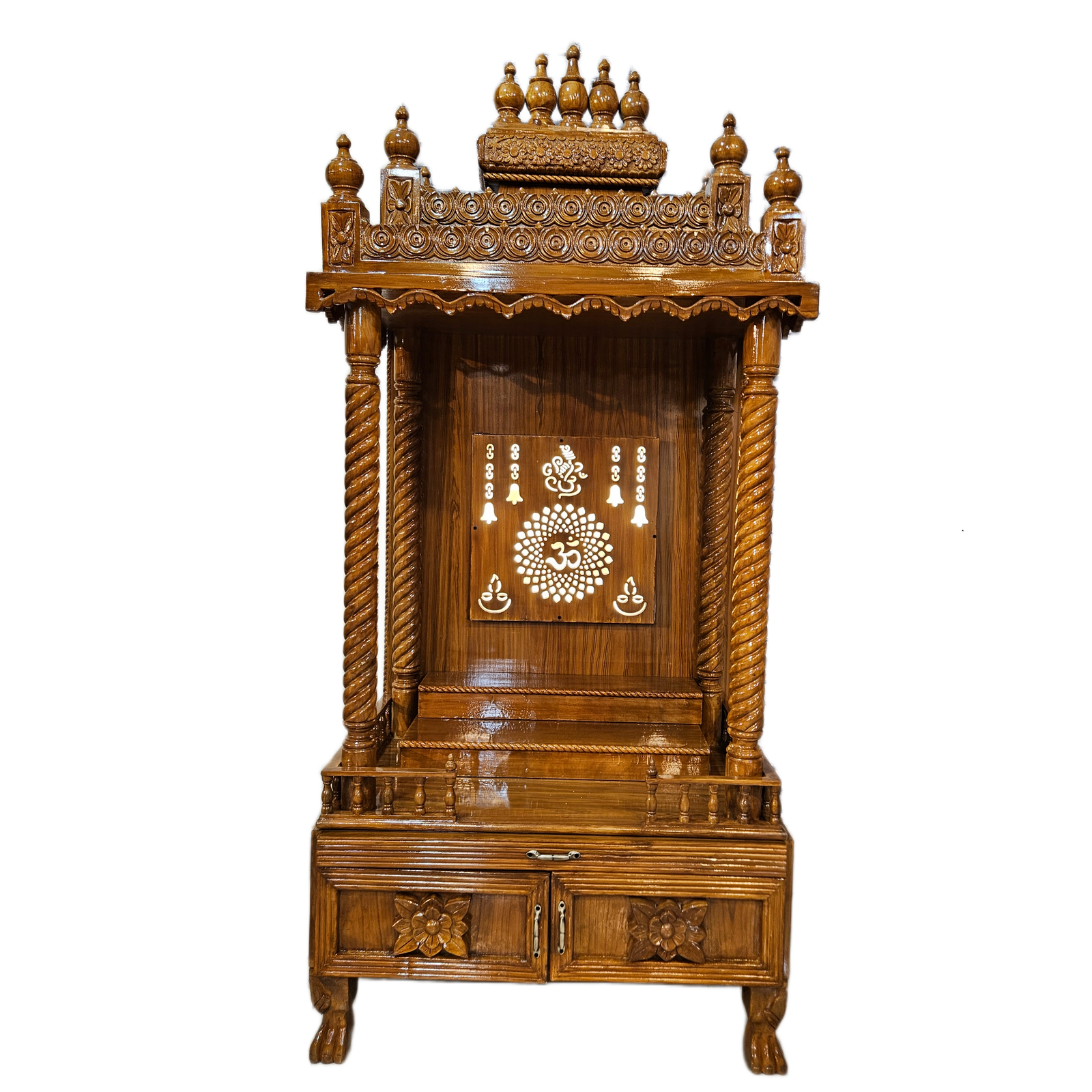 Designer Wooden Temple for Home & Office Pooja